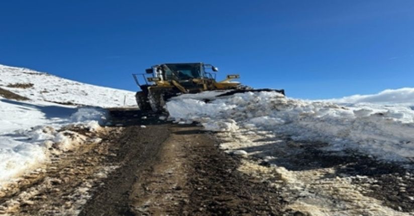 Şırnak’ta kar kalınlığı 1 metreyi aştı