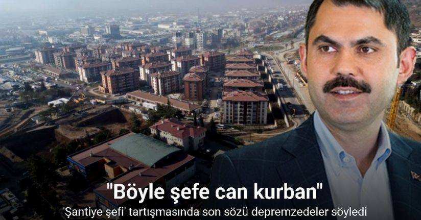 Deprem bölgesinden Bakan Kurum’a destek: 