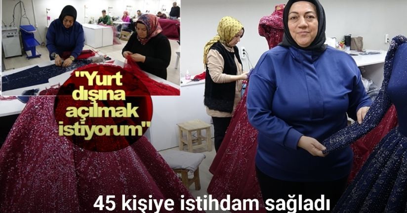 Kiraladığı gelinlik hayatını değiştirdi