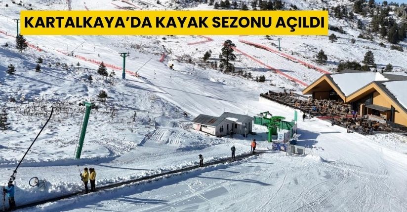 Kartalkaya’da kayak sezonu açıldı