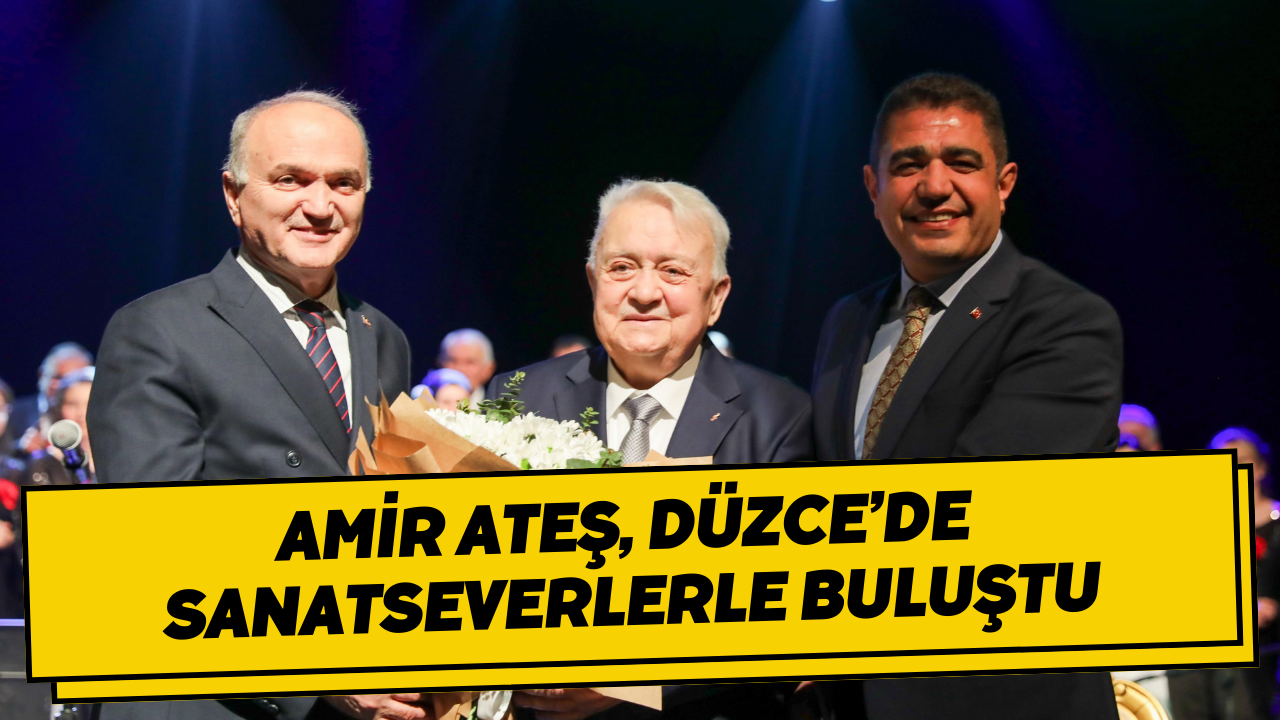 Amir Ateş, Düzce’de Sanatseverlerle Buluştu