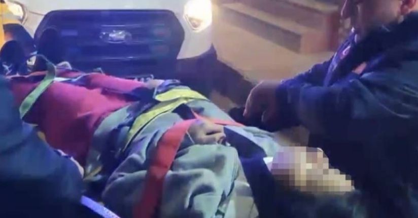 Üçüncü kattan ikinci katın balkonuna düşen çocuk ağır yaralandı