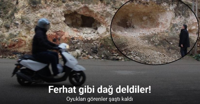 Ferhat diyarı Amasya’da pekmez için dağı deldiler, gören şaştı kaldı