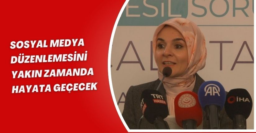 Sosyal medya düzenlemesini yakın zamanda hayata geçecek