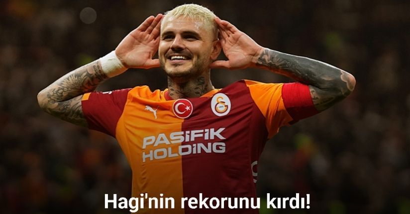Mauro Icardi, Galatasaray’ın ligde en çok gol atan yabancı futbolcusu oldu