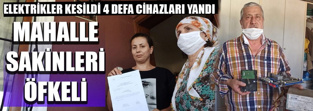 Elektrikler Kesildi Vatandaş Mağdur Oldu
