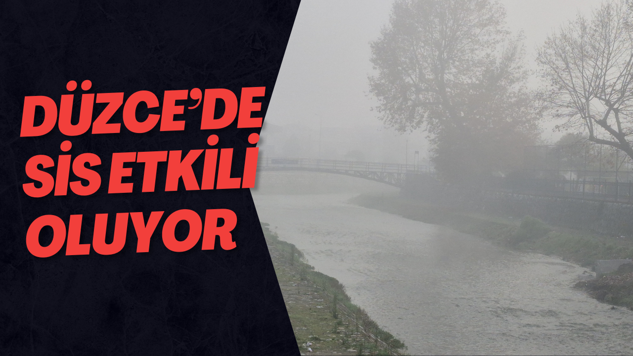 Düzce’de Sis Etkili Oluyor