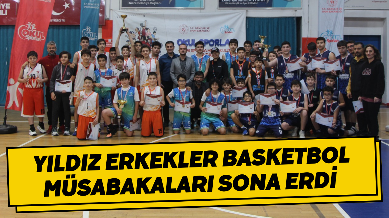 Yıldız Erkekler Basketbol Müsabakaları Sona Erdi