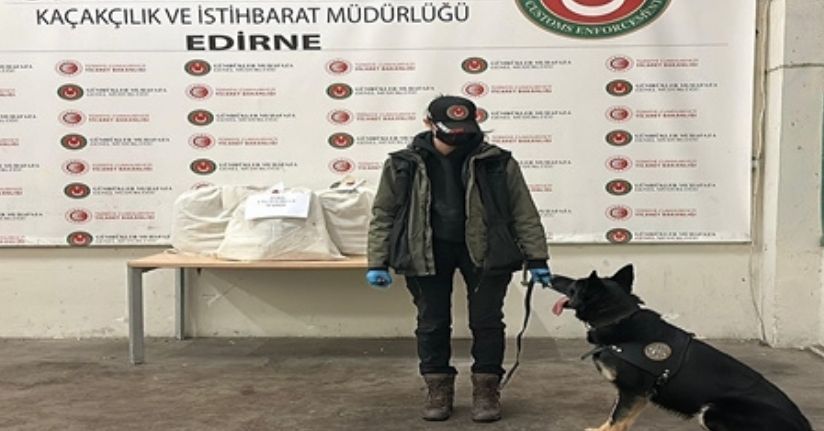 Kapıkule'de otomobilde 22 kilo esrar ele geçirildi