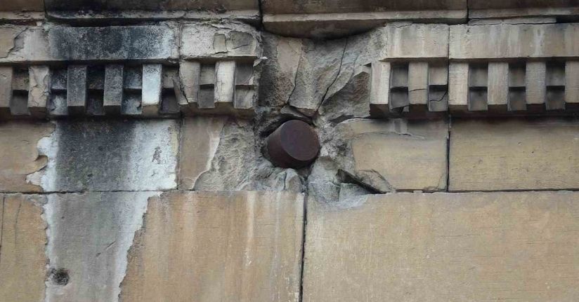 Gaziantep’te Fransız zulmünün 104 yıllık izi: Sivil halka atılan top mermisi hala duvarda duruyor