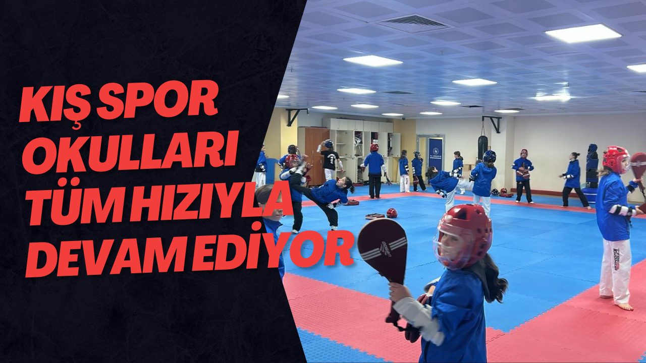 Düzce’de Kış Spor Okulları Tüm Hızıyla Devam Ediyor