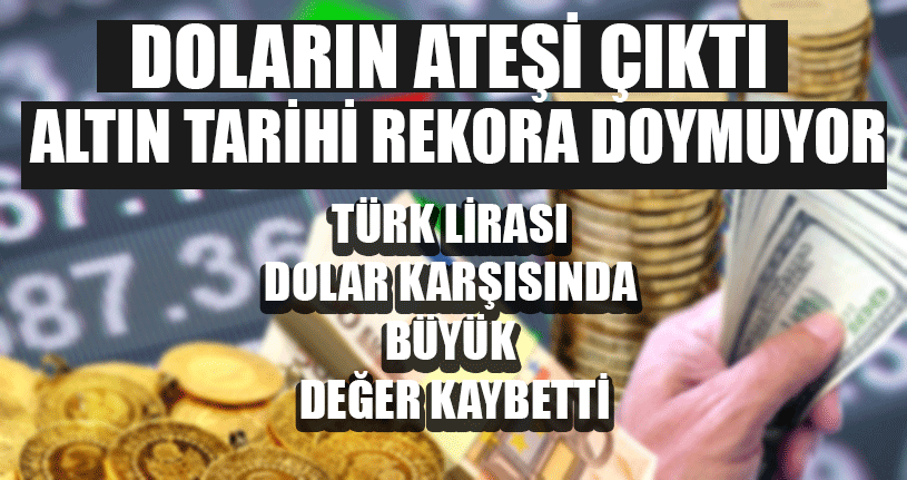 Türk Lirası Dolar Karşısında Büyük Değer Kaybetti