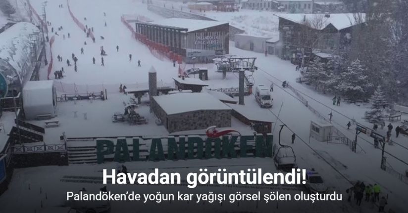 Palandöken’de görsel şölen