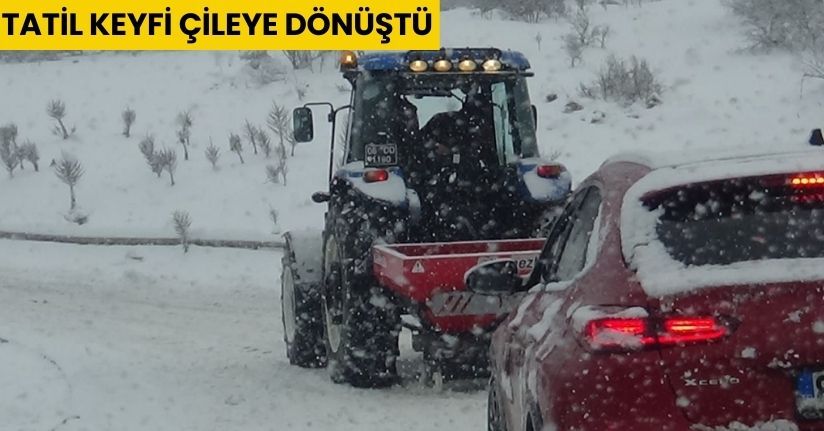 Tatil keyfi çileye dönüştü