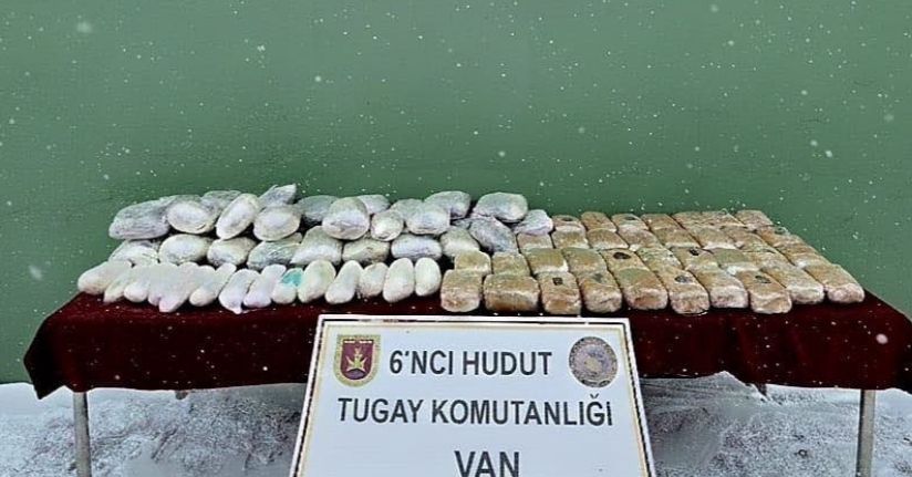 77 kilo 805 gram uyuşturucu madde ele geçirdi