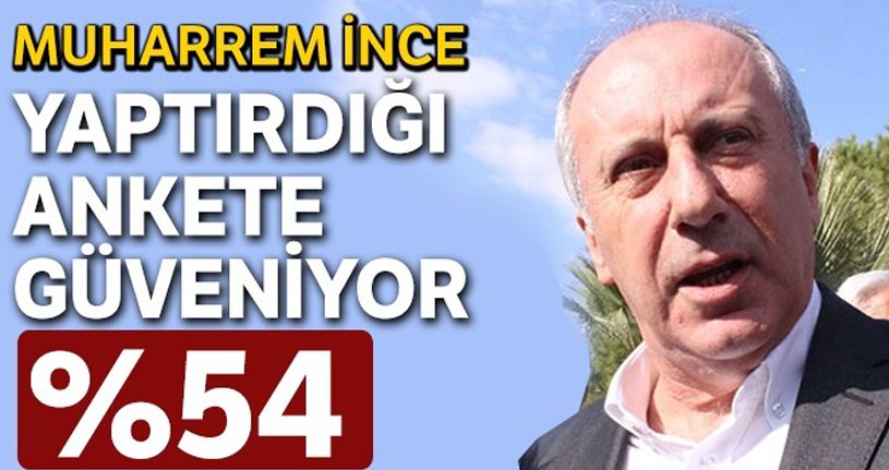 CHP'li seçmenin yüzde 54'ü İnce dedi