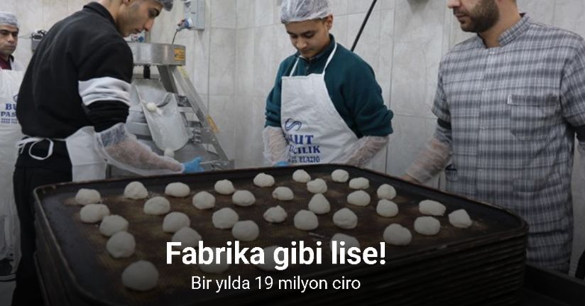 Fabrika gibi lise: Bir yılda 19 milyon ciro