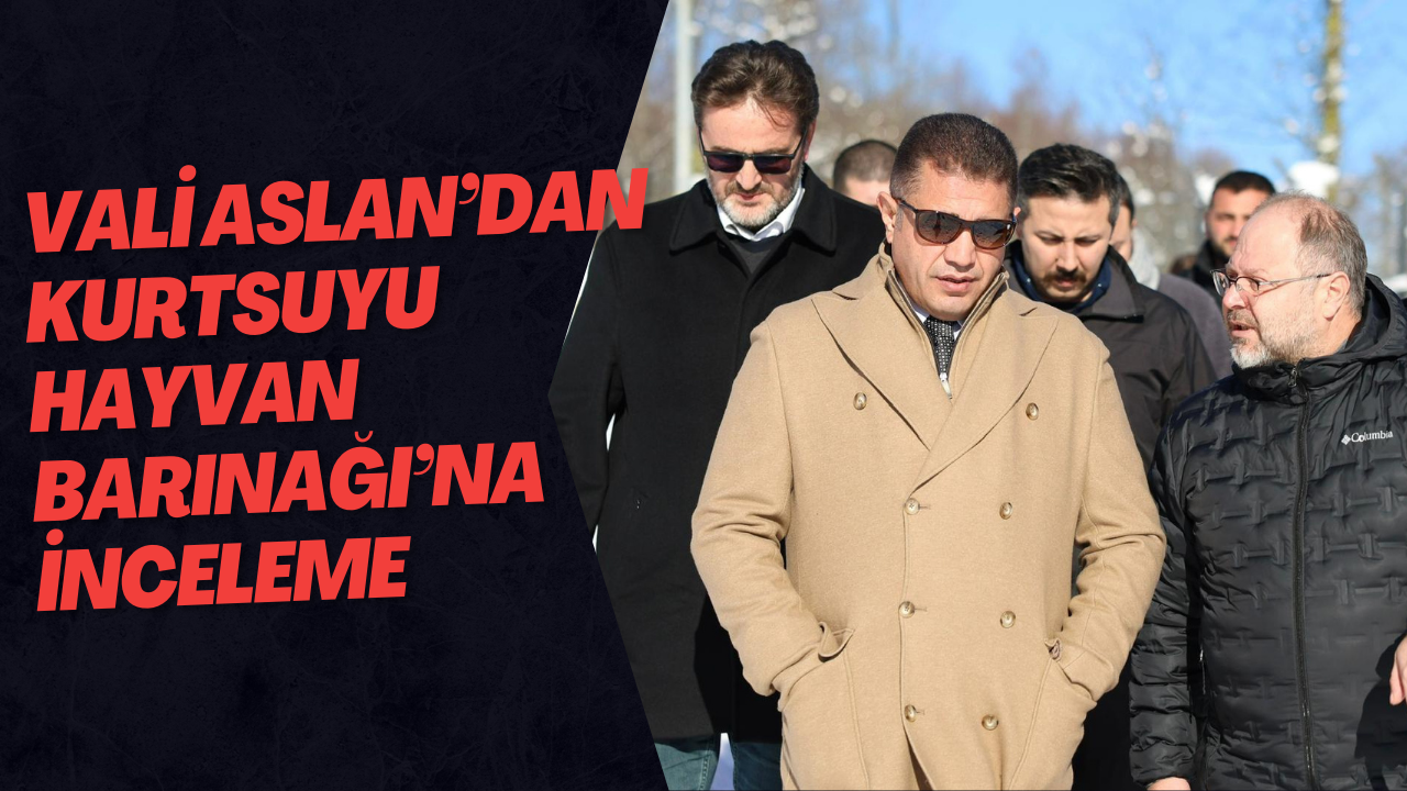 Vali Aslan’dan Kurtsuyu Hayvan Barınağı’na İnceleme