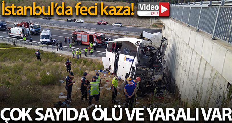 Eyüpsultan'da yolcu otobüsü yoldan çıktı: 5 ölü, 26 yaralı