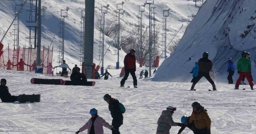 Palandöken’de kayak coşkusu