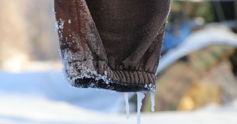 Sibirya soğukları Sivas’ı dondurdu, çamaşırlar kaskatı kesildi