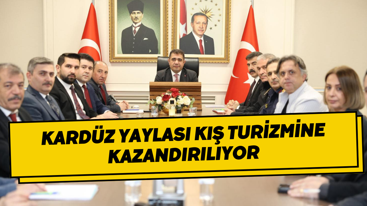 Kardüz Yaylası Kış Turizmine Kazandırılıyor