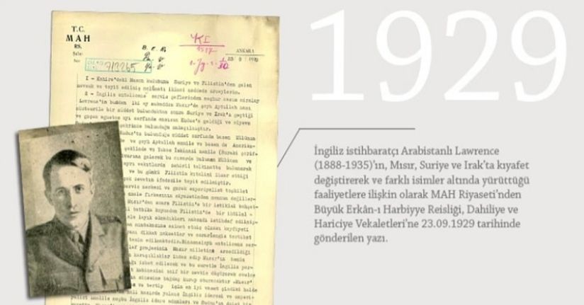MİT’ten ‘Lawrence’a dair 87 yıllık tarihi belge