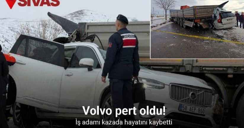 Buzlanma kazaya neden oldu, Sivaslı iş adamı kazada öldü