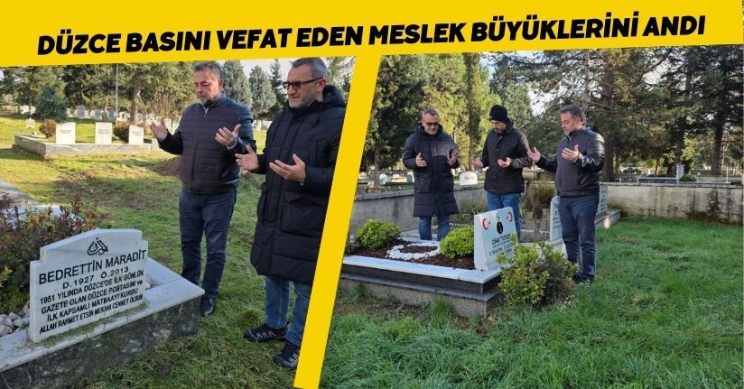 Düzce Basını, Vefat Eden Meslek Büyüklerini Andı