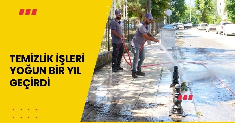 Temizlik İşleri Yoğun Bir Yıl Geçirdi