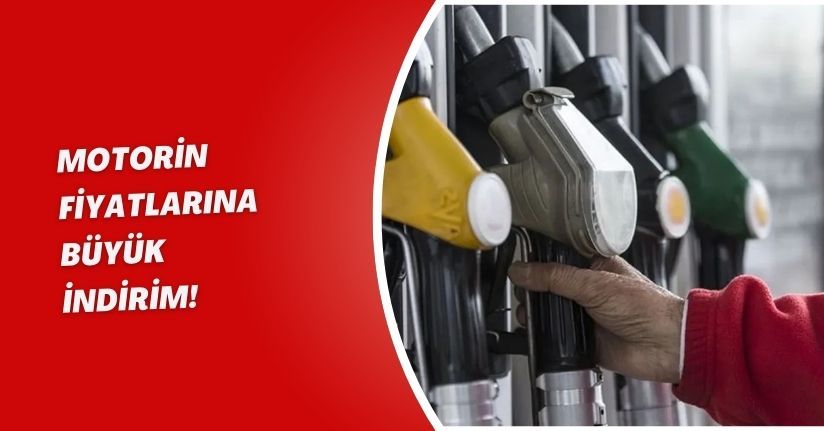 Motorin fiyatlarına büyük indirim!Motorin fiyatlarına büyük indirim!
