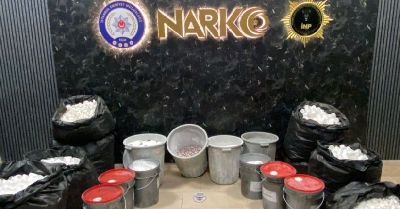 İstanbul’da 591 bin 250 adet sentetik ecza hapı ele geçirildi