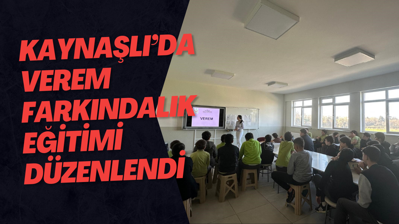 Kaynaşlı’da Verem Farkındalık Eğitimi Düzenlendi