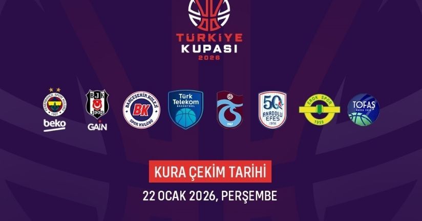 Basketbolda Türkiye Kupası’nda mücadele edecek takımlar belli oldu