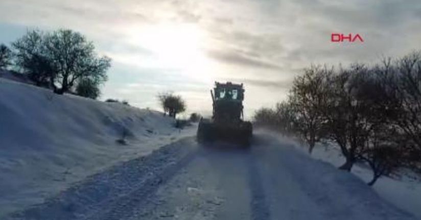 Elazığ’da 482 köy yolu kardan ulaşıma kapandı