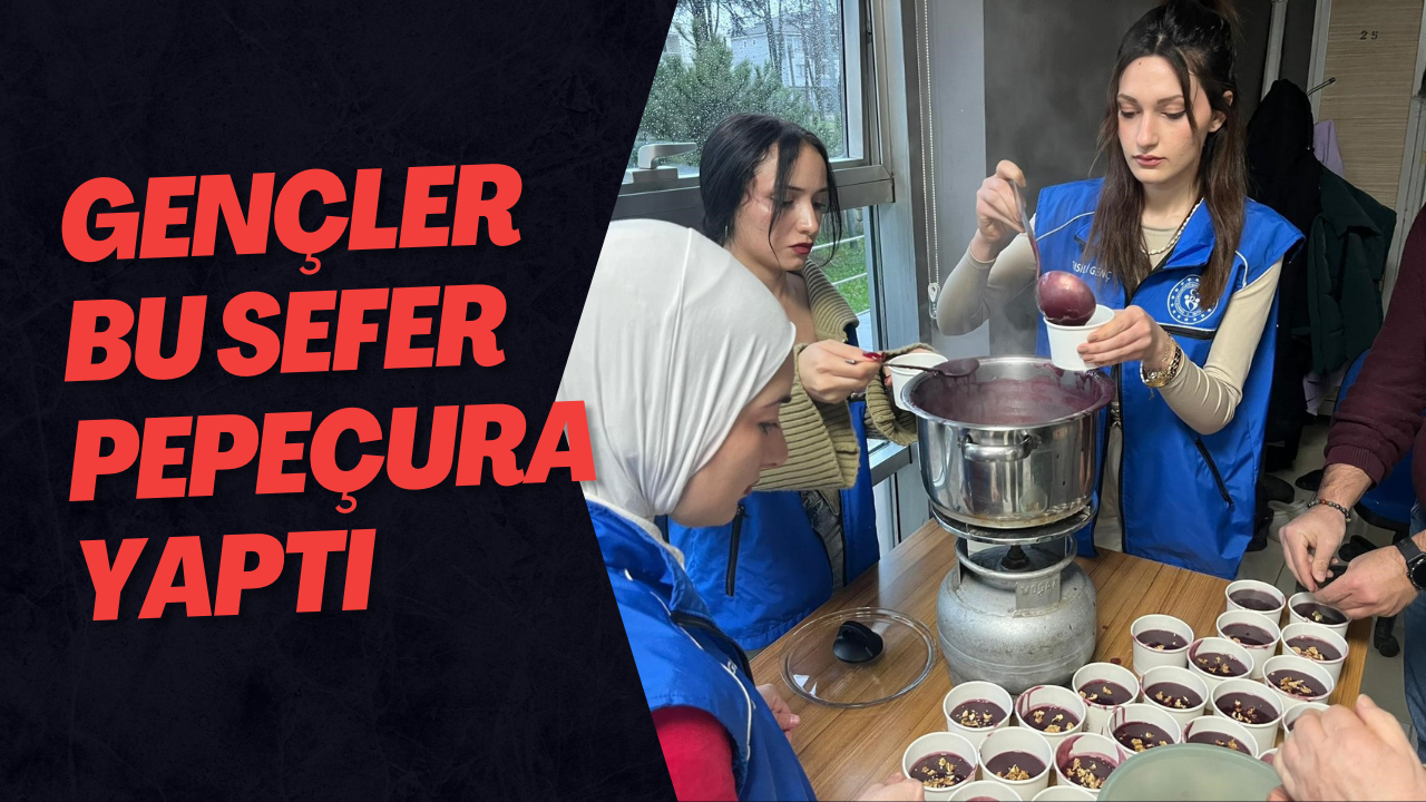 Gençler Bu Sefer Pepeçura Yaptı