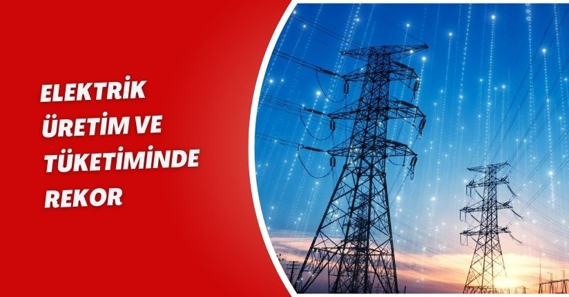Elektrik üretim ve tüketiminde rekor