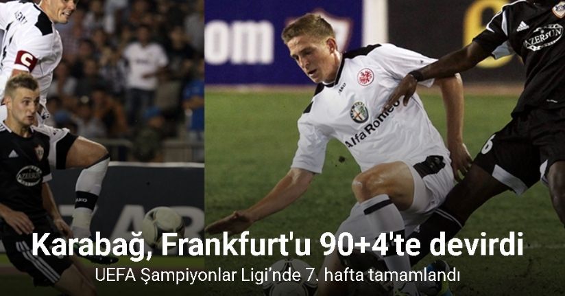 UEFA Şampiyonlar Ligi’nde 7. hafta tamamlandı