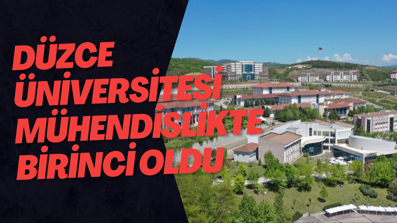 Düzce Üniversitesi Mühendislikte Birinci Oldu