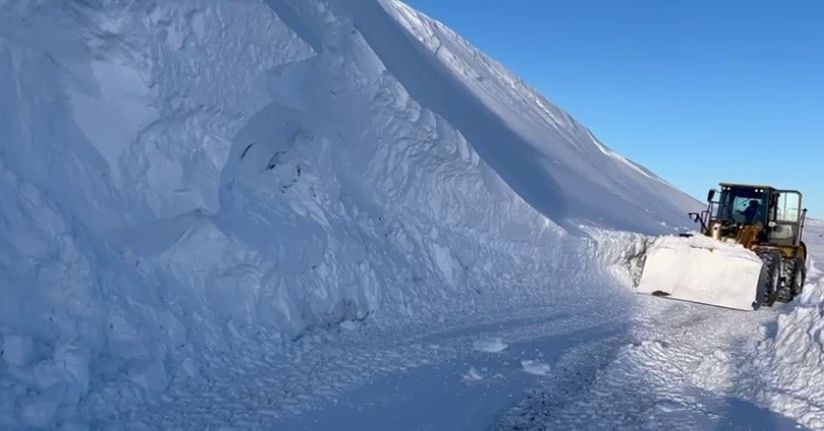 Kar kalınlığı 3 metreyi buldu
