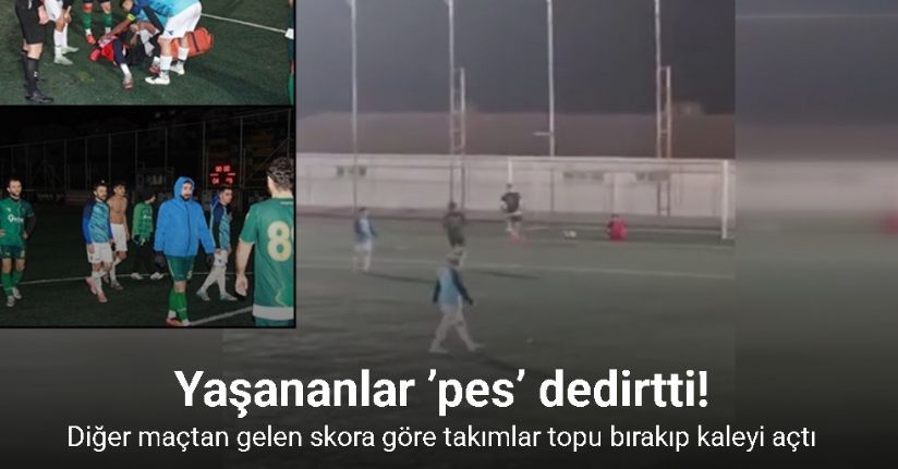 Kocaeli’de amatör lig maçlarında yaşananlar ’pes’ dedirtti!