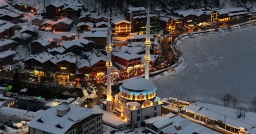 Uzungöl Kış Festivali’ne 'Kalandar' geleneğiyle start verildi