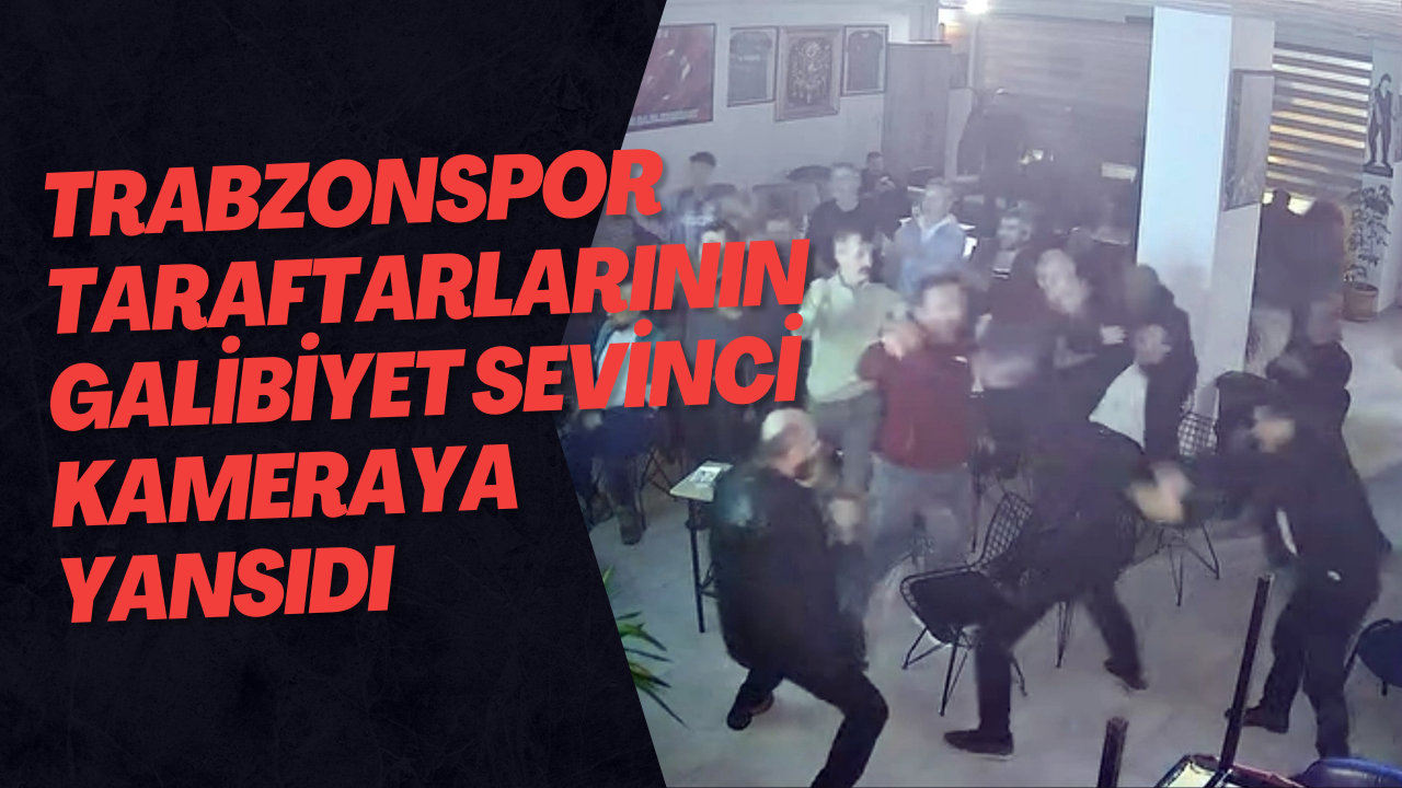 Trabzonspor Taraftarlarının Galibiyet Sevinci Kameraya Yansıdı