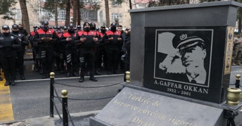 Şehit Emniyet Müdürü Gaffar Okkan ve 5 mesai arkadaşı Diyarbakır’da anıldı