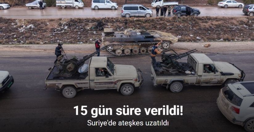 Suriye ordusu ile terör örgütü SDG arasındaki ateşkes 15 gün uzatıldı