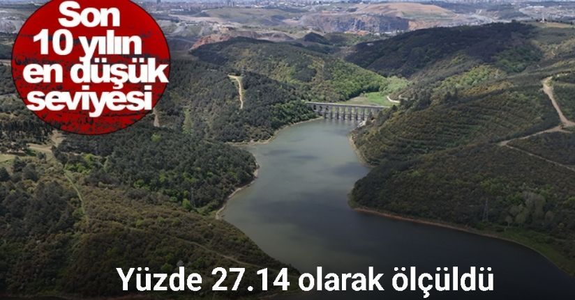 İstanbul’da kar yağışının ardından barajlardaki doluluk oranı son 10 yılın en düşük seviyesi oldu