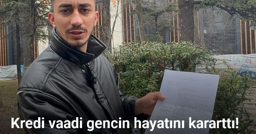 Kredi vaadi Kütahyalı gencin hayatını kararttı