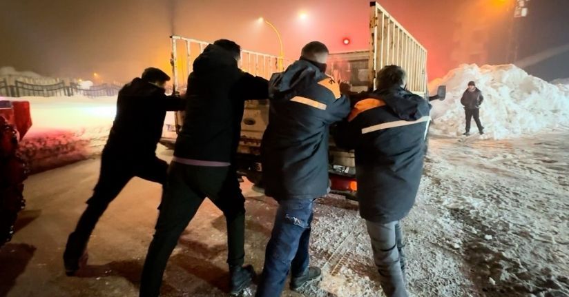 Hava sıcaklığı -25’lere düştü, araçlar arıza vermeye başladı