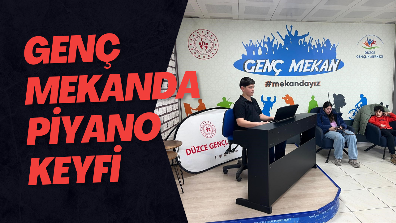 Genç Mekanda Piyano Keyfi