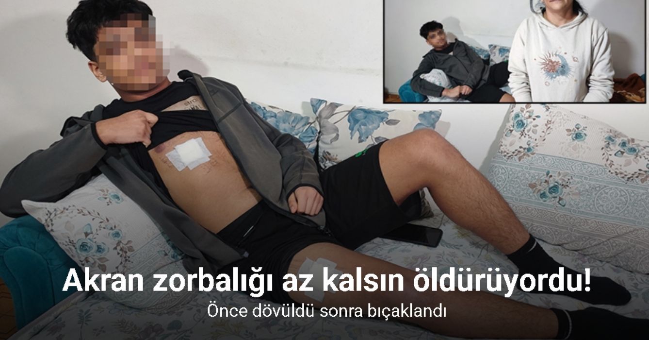 Akran zorbalığı az kalsın öldürüyordu: Önce dövüldü sonra bıçaklandı